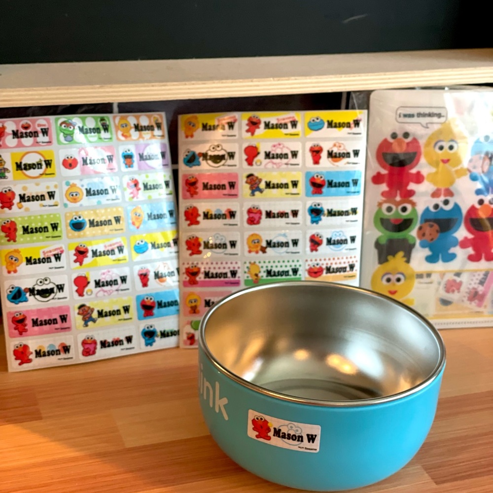 Personalized name label 42 stickers